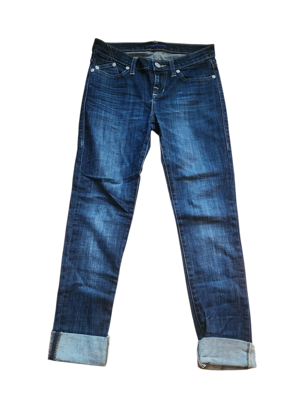 Rock & Republic Dark Blue Boyfriend Jeans